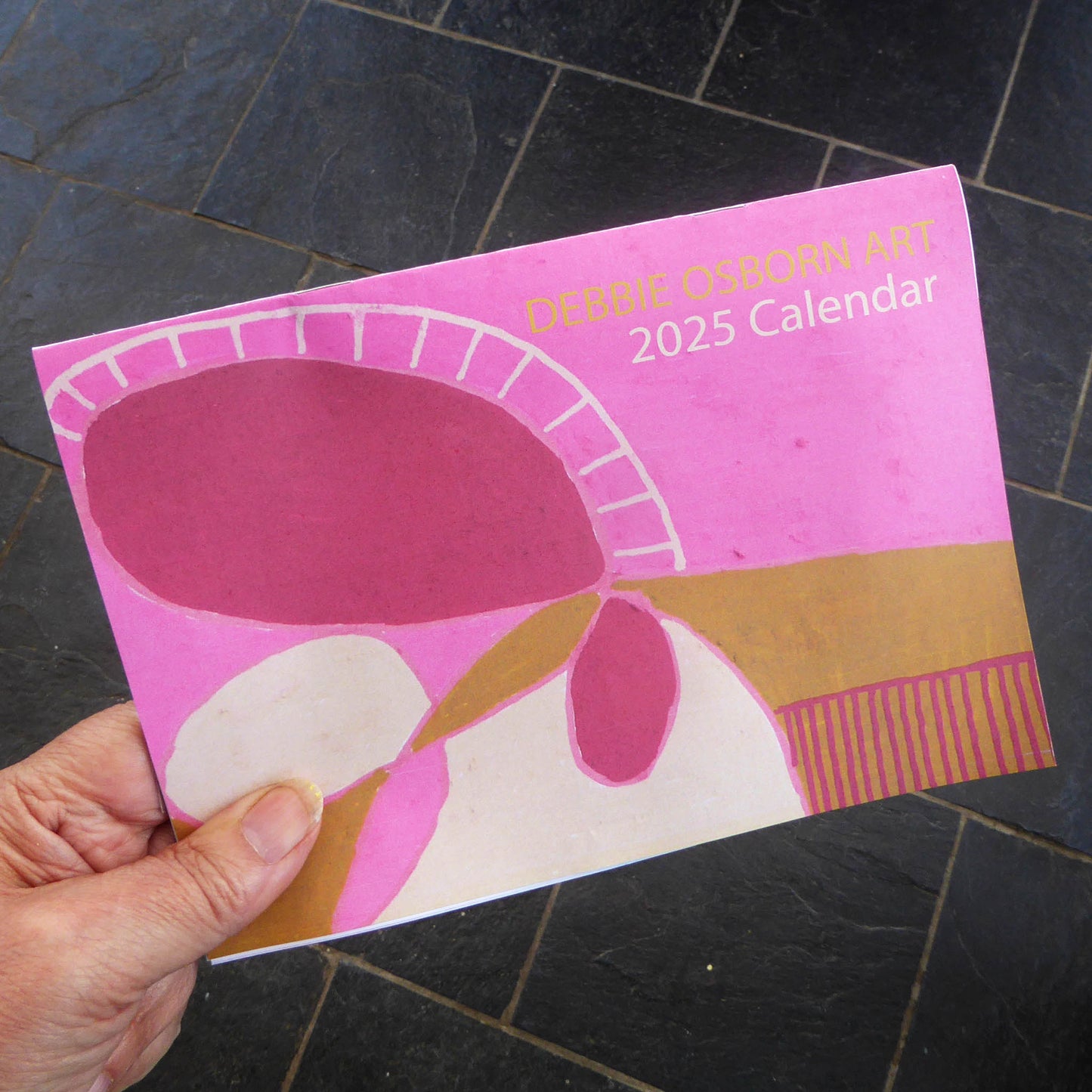 Debbie Osborn Art- 2025 Calendar with space for notes - by Norfolk based artist Debbie Osborn - Handmade