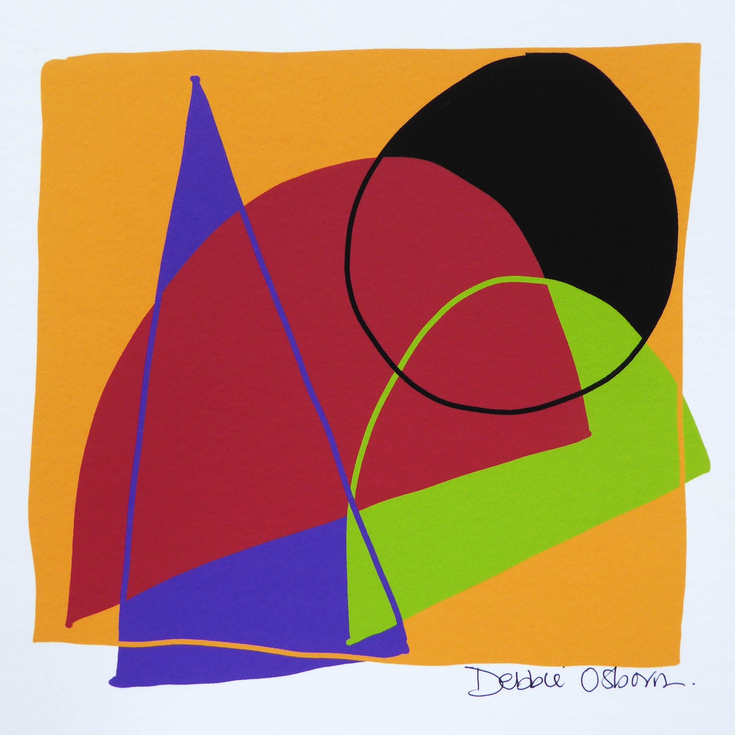 Dance - A digital work - by Norfolk based artist Debbie Osborn