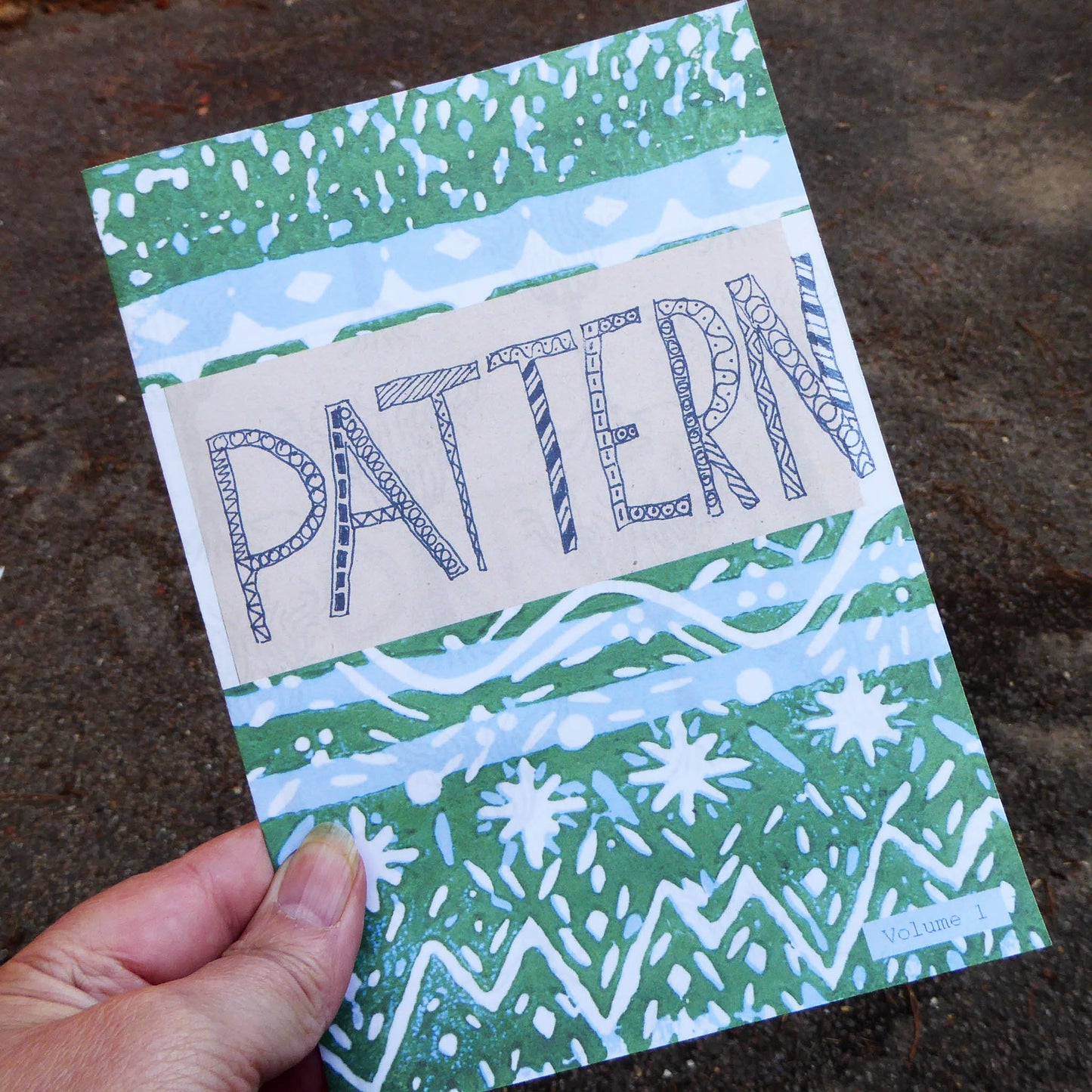 Pattern Zine - Volume 1 -  by Norfolk based artist Debbie Osborn - Handmade