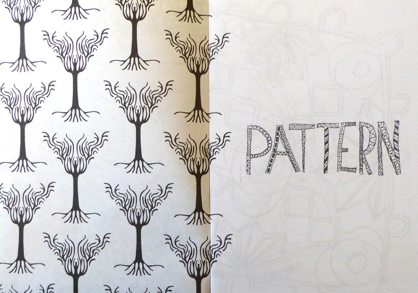 Pattern Zine - Volume 1 -  by Norfolk based artist Debbie Osborn - Handmade