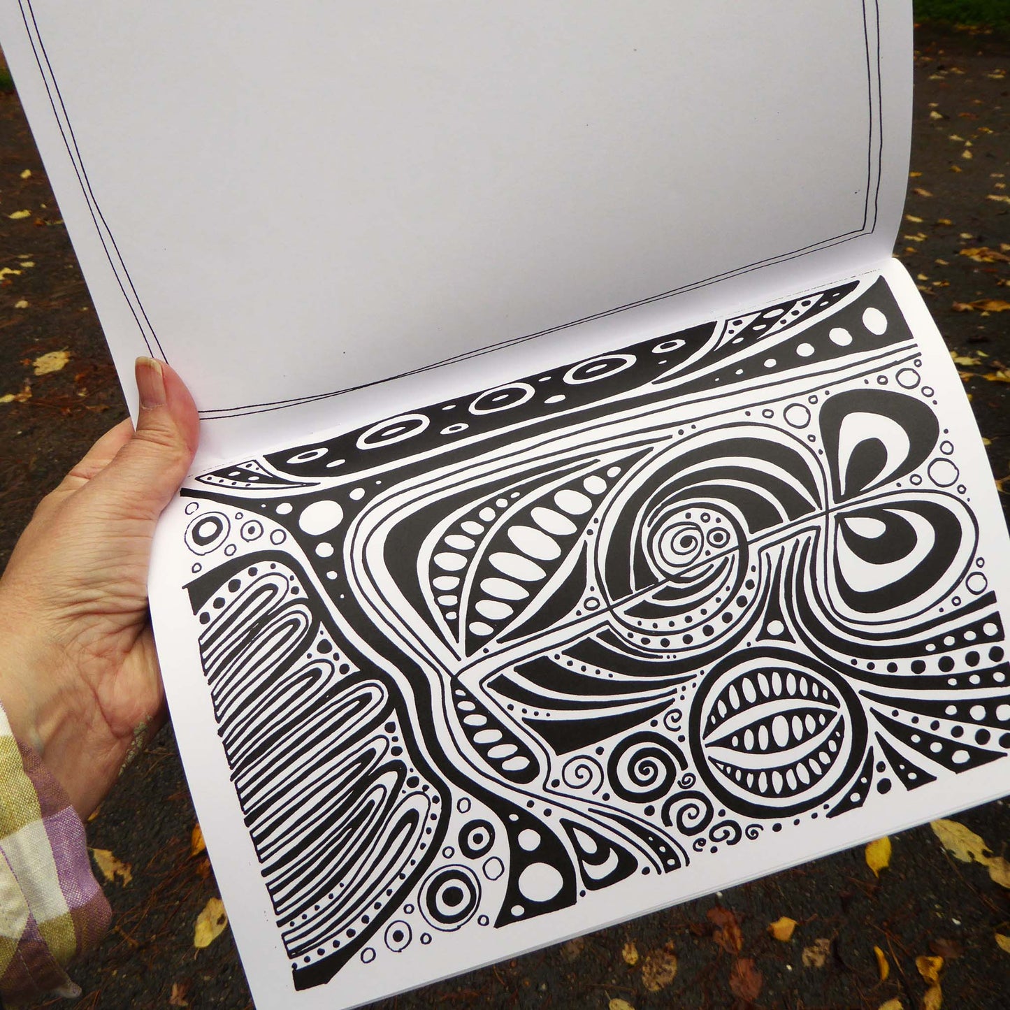 Colouring book - For adults and children - Volume 2 - by Norfolk based artist Debbie Osborn - Handmade